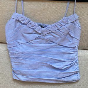 Light Blue Crop Top